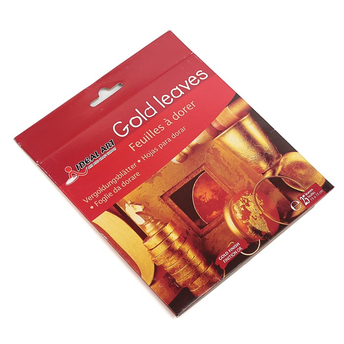 Набор Поталь 25 листов золотая 15*15см в папке