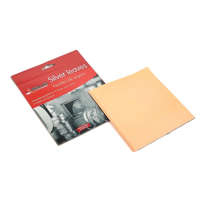 Набор Поталь 25 листов серебряная 15*15см в папке