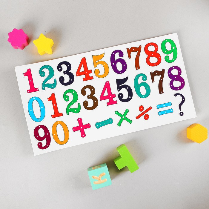 Набор развивающих магнитов "Цифры"