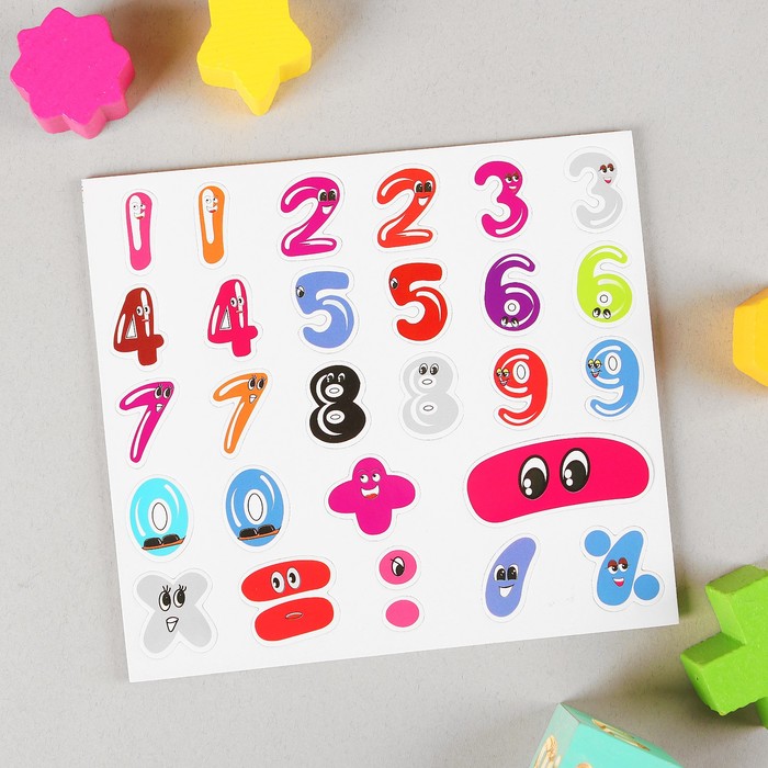 Набор развивающих магнитов "Цифры"