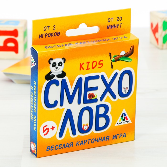 Настольная игра веселая "Смехолов Kids"