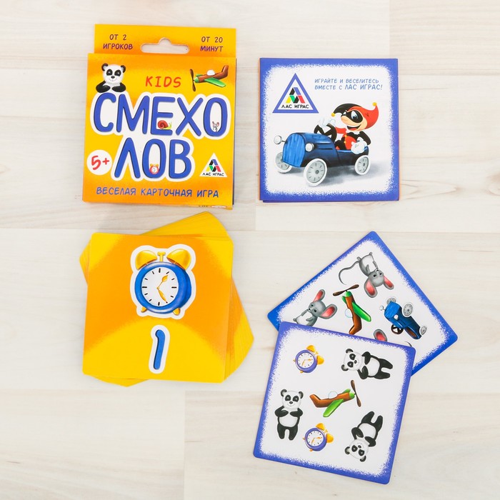 Настольная игра веселая "Смехолов Kids"