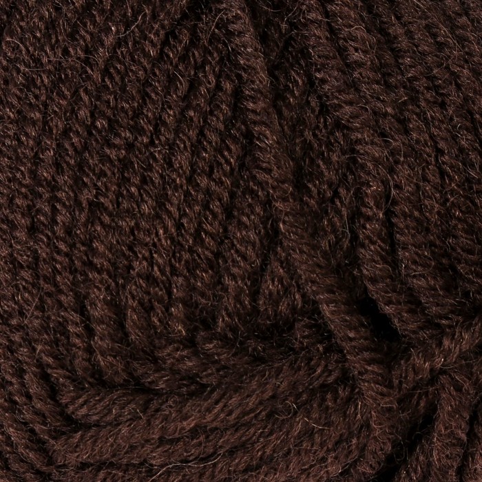 Пряжа "Superlambs special" 49% шерсть, 51% премиум акрил 200м/100гр (4987 горький шоколад)