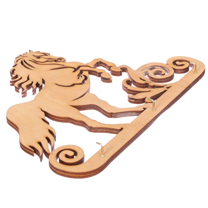 Ключница деревянная "Конь"