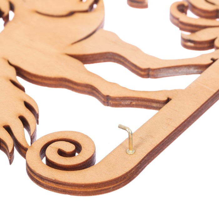 Ключница деревянная "Конь"