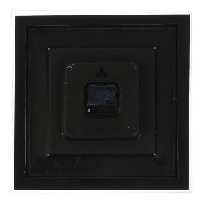 Часы настенные квадратные "Черная классика", 36х36 см