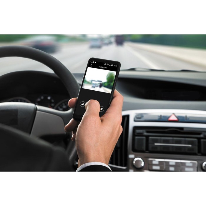 Видеорегистратор PROLOGY iReg Black, обзор 130°, 1920x1080