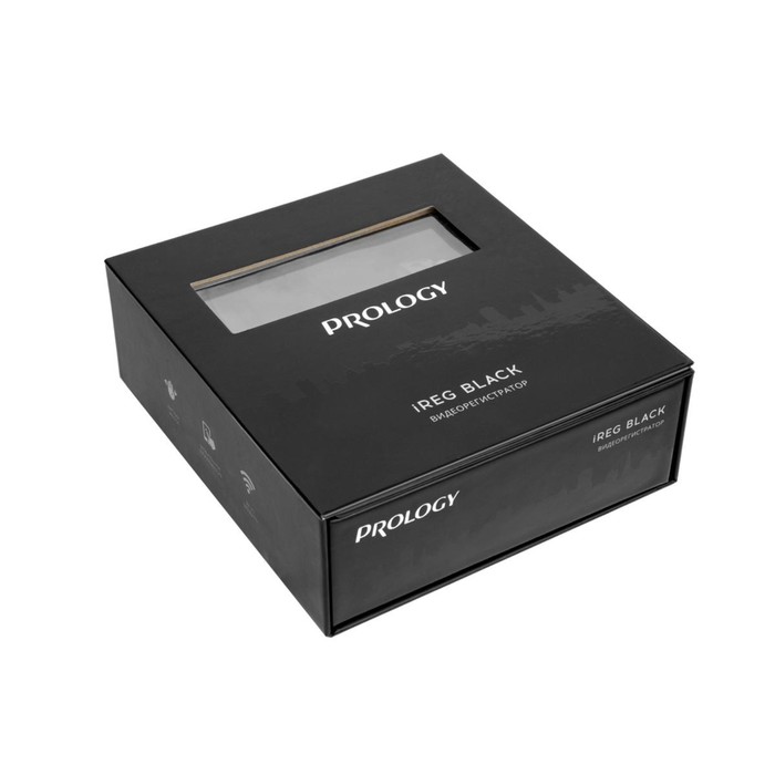 Видеорегистратор PROLOGY iReg Black, обзор 130°, 1920x1080