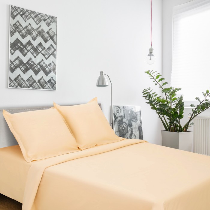 Постельное бельё "Этель" Песчаные дюны дуэт 143х215-2 шт, 220х240, нав. 70х70-2шт, сатин 128 гр/м2