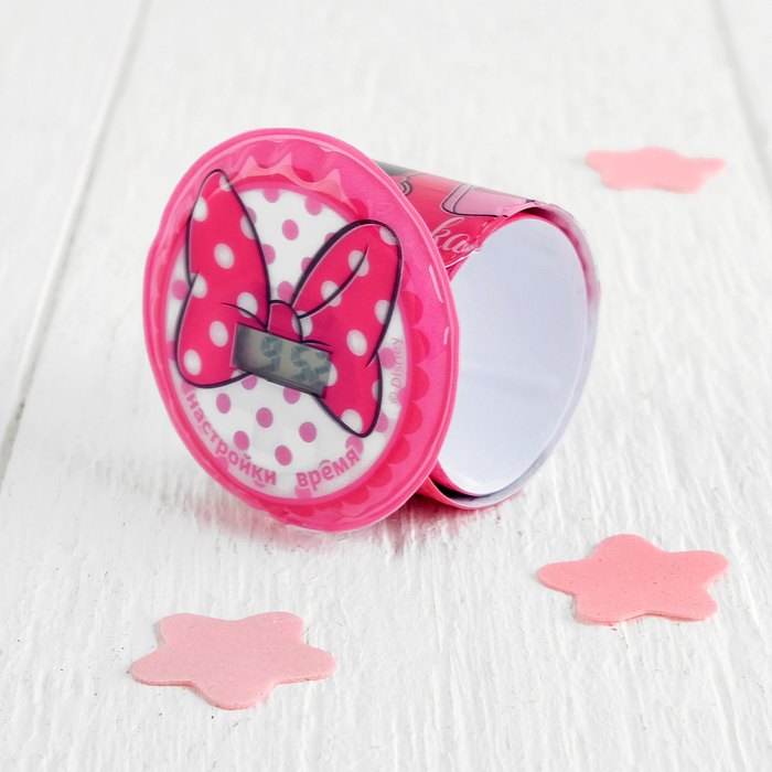 Подарочный набор "Модница" часы + кошелек, Минни Маус