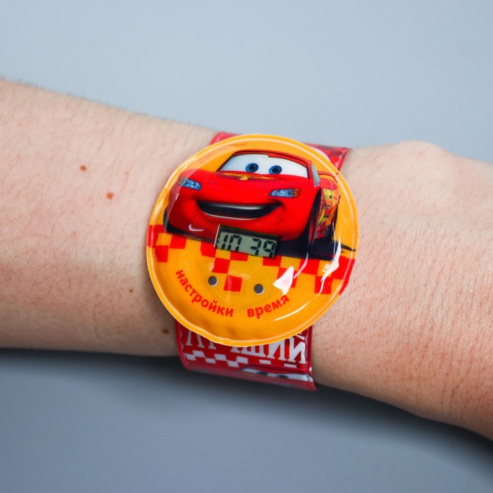 Подарочный набор "Ты чемпион" часы + кошелек, Тачки