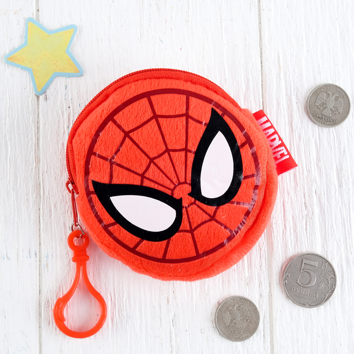 Подарочный набор "Самый крутой" часы + кошелек, Человек-паук
