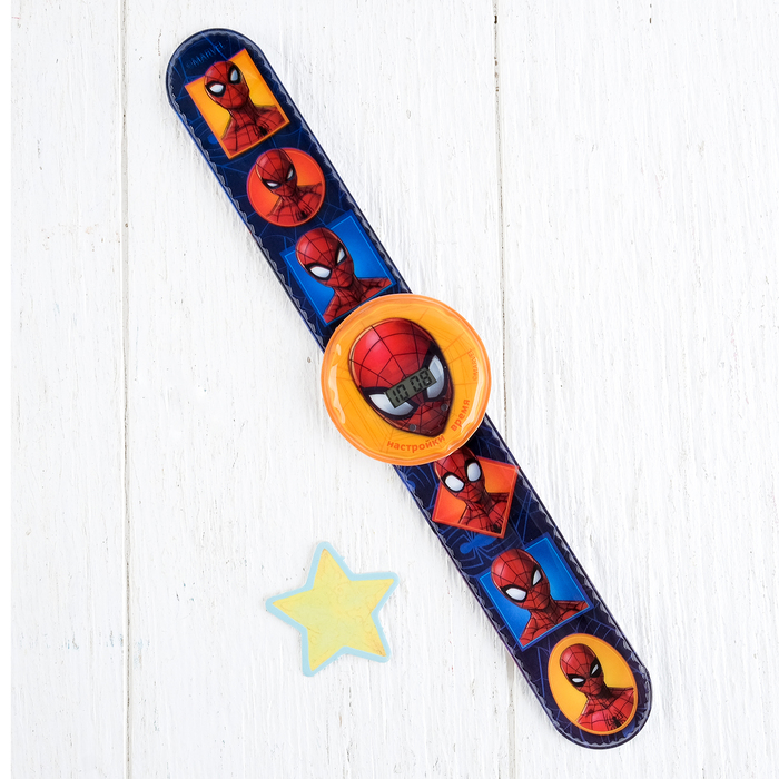 Подарочный набор "Самый крутой" часы + кошелек, Человек-паук