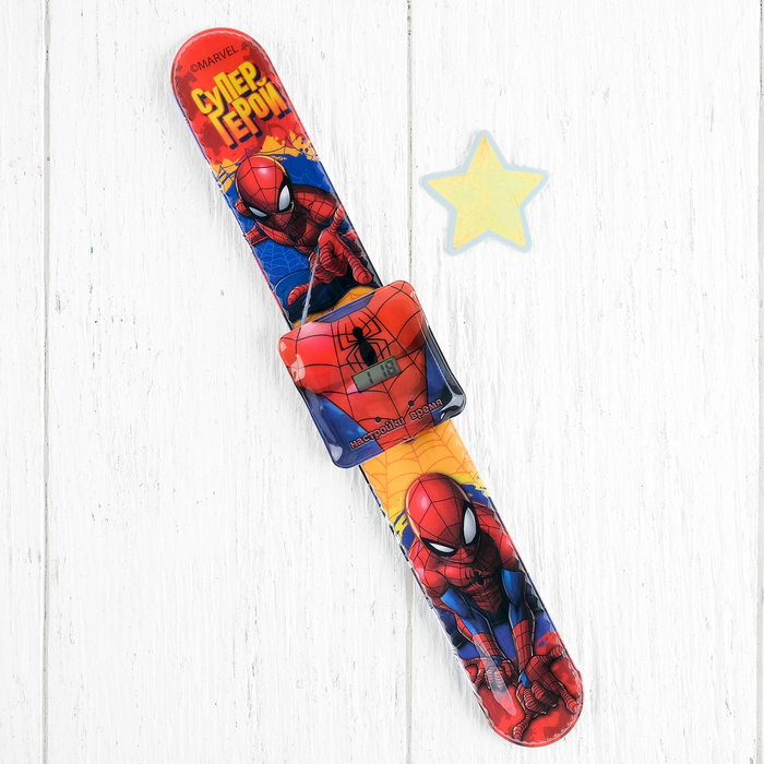 Подарочный набор "Супер герой!" часы + кошелек, Человек-паук