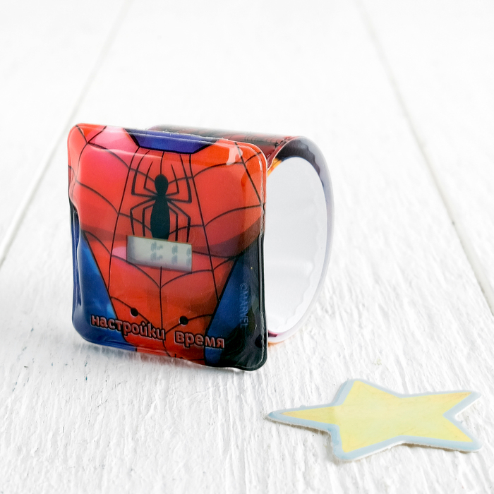 Подарочный набор "Супер герой!" часы + кошелек, Человек-паук