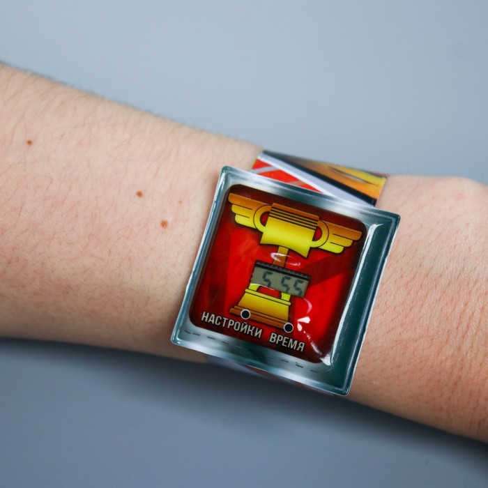 Подарочный набор "Самый крутой!" часы + кошелек, Тачки