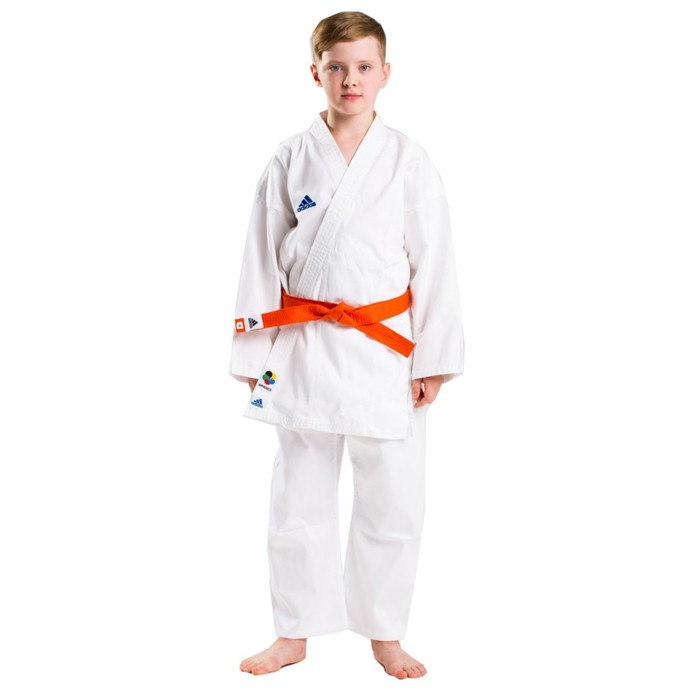 Кимоно для карате без пояса Elite European cut, размер 180 см, цвет белый