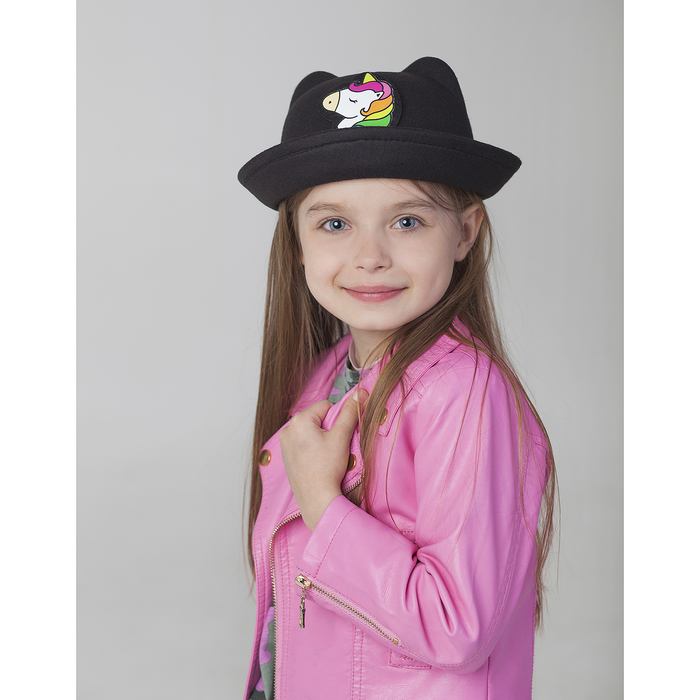 Шляпа детская с ушками "Пони", р-р. 52 см