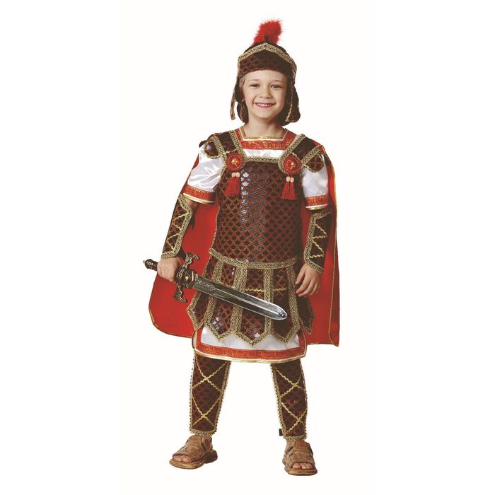 Карнавальный костюм "Гладиатор", текстиль, р.40, рост 158 см