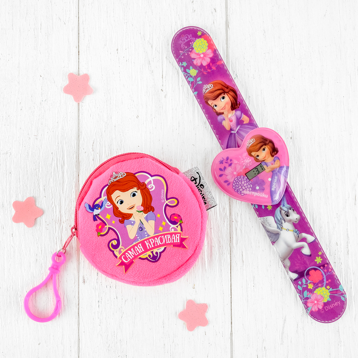 Подарочный набор "София Прекрасная", часы + кошелек