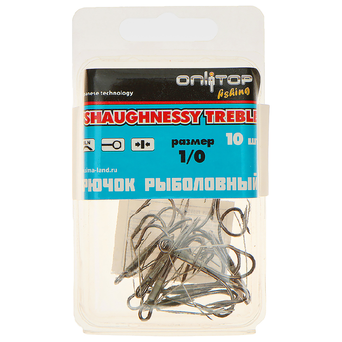 Тройник незацепляйка W3551 Weedless #1/0 (набор 10шт)