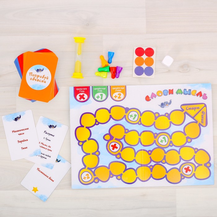 Настольная игра семейная на объяснение слов "Слови мысль"