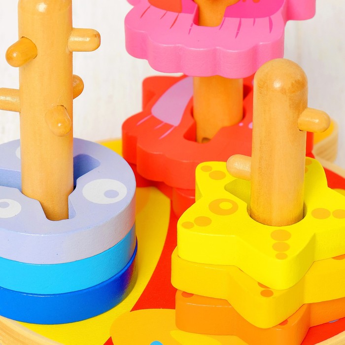 Пирамидка логическая "Рыбка"