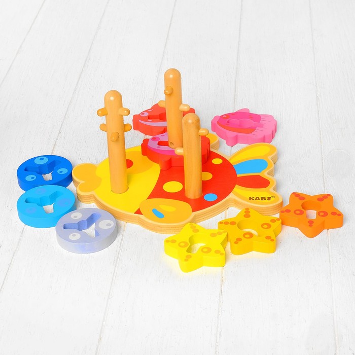 Пирамидка логическая "Рыбка"