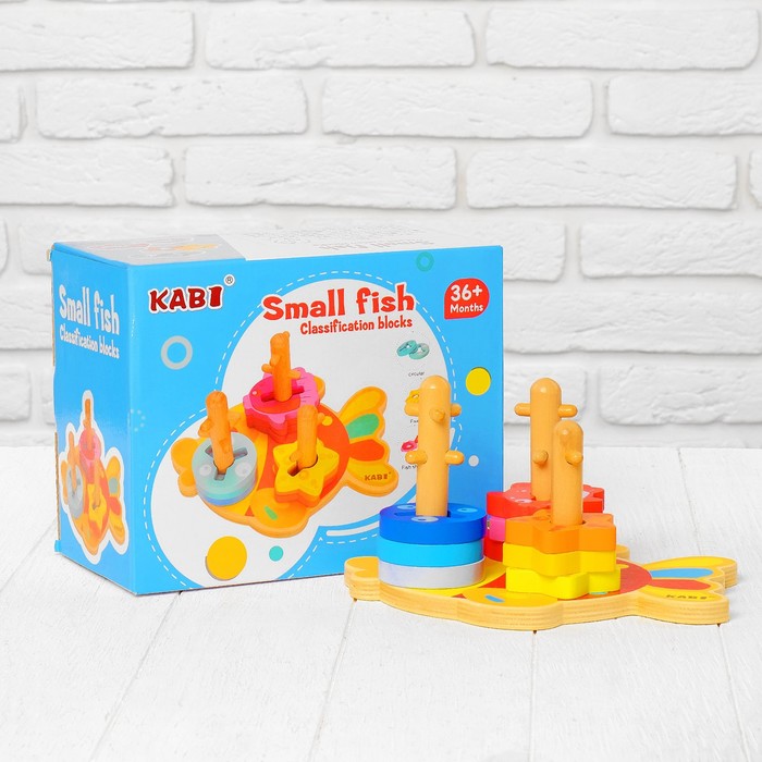 Пирамидка логическая "Рыбка"