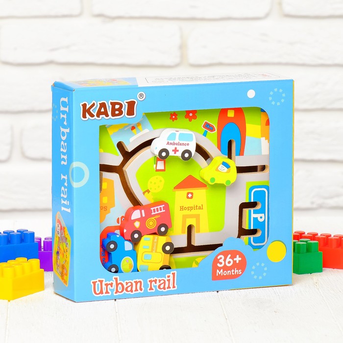 Лабиринт логический "Городской транспорт"