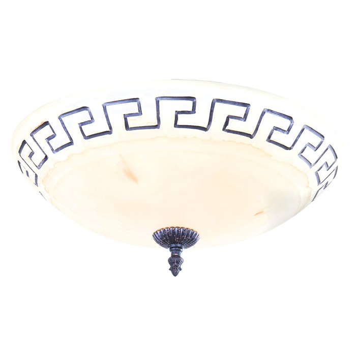 Люстра потолочная RUSTICA 2x60Вт E27 металлическая ржавчина 40x40x18см