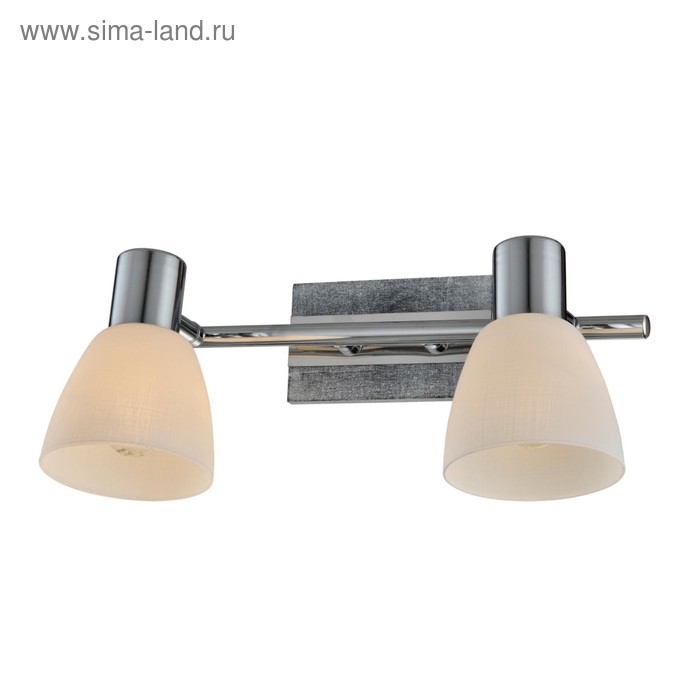

Споты SABINA 2x40WВт E14, серый, хром 30x16,5x13 см