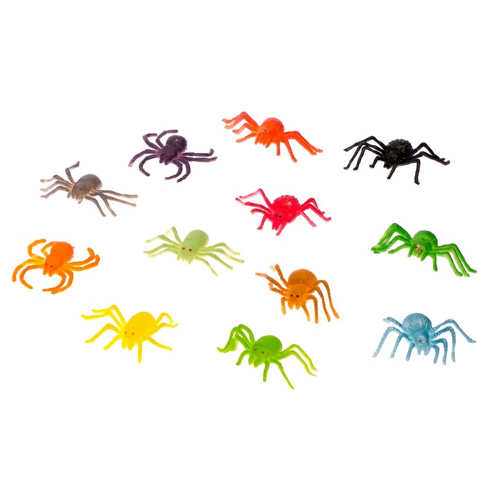Набор животных "Паучки", 12 фигурок