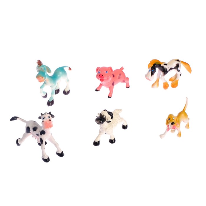 Набор животных "Домашние обаяшки", 6 фигурок