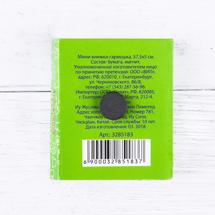 Мини-книжка гармошка "Советы садоводу", 12 страниц