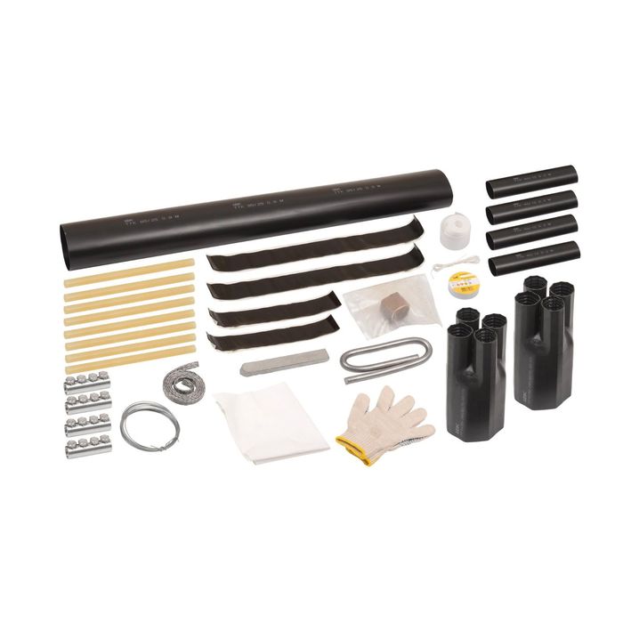 Муфта соединительная IEK Стт(тп) 4х70/120, с гильзами, пайка, бумажная изоляция, 1кВ