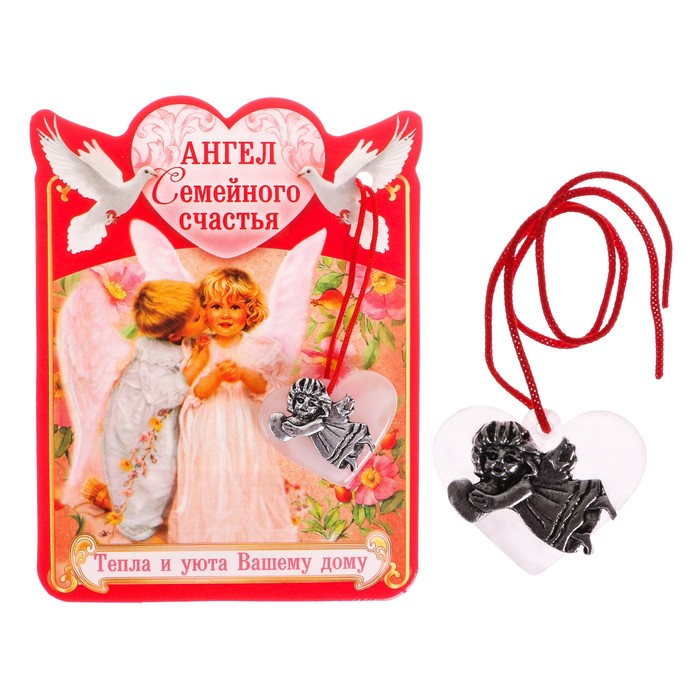 Ангел с красной ниткой "Семейного счастья"