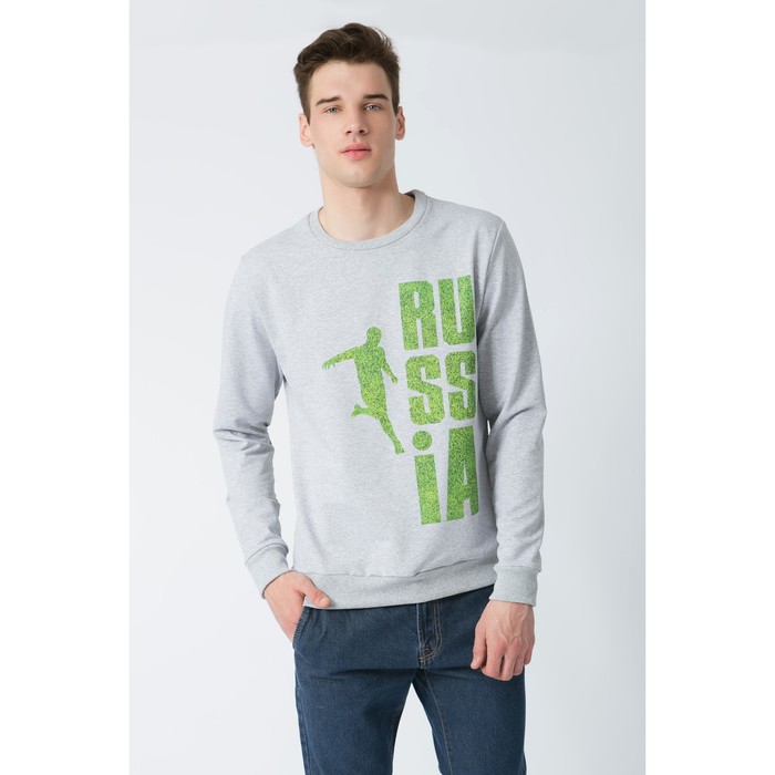 Толстовка мужская KAFTAN "Россия" р-р 3XL (54-56), хлопок 100%