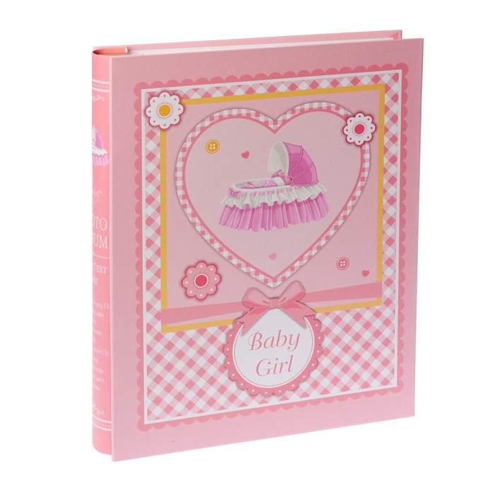 Фотоальбом на 400 фото 10х15 см "Люлька для малыша" в коробке МИКС 27,5х33,5х5,7 см