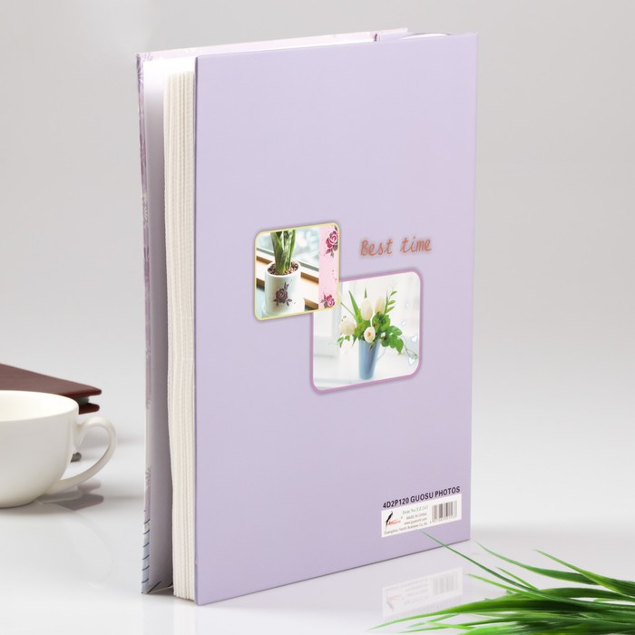 Фотоальбом на 120 фото 10х15 см "Нежность цветов" в коробке МИКС 29,5х22,5х5,5 см