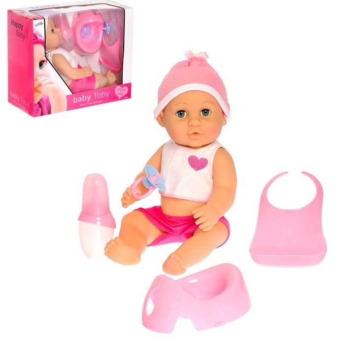 Пупс функциональный "Алеша" с аксессуарами, пьёт, писает, звуковые функции