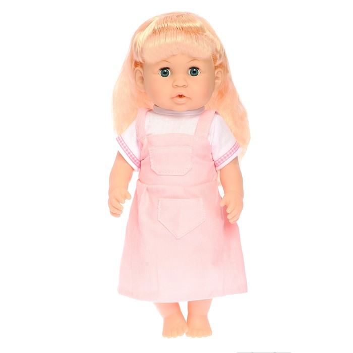 Пупс функциональный "Марина" в костюмчике, с аксессуарами, пьёт, писает