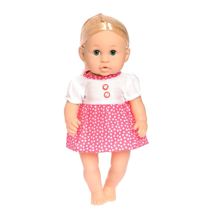 Пупс функциональный "Танюша" в костюмчике, с аксессуарами, пьёт, писает