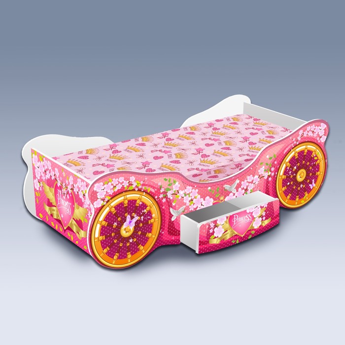 Кровать-карета «Сакура» с ящиком