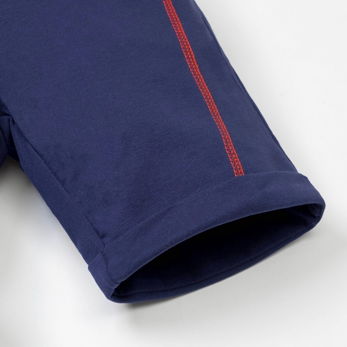 Шорты, синие,, р-р 32 (110-116см) 5-6л 100% хл