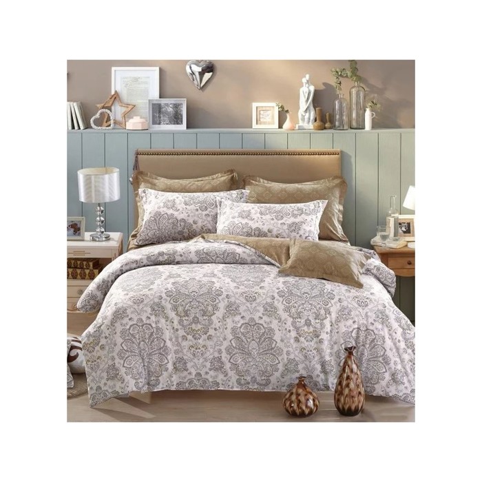 КПБ 2 сп, 200х245 см, 180х210 см, 70х70 см-2 шт., сатин TPIG2-273-70