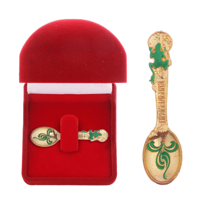 Ложка-загребушка с заливкой "Лягушка-загребушка"