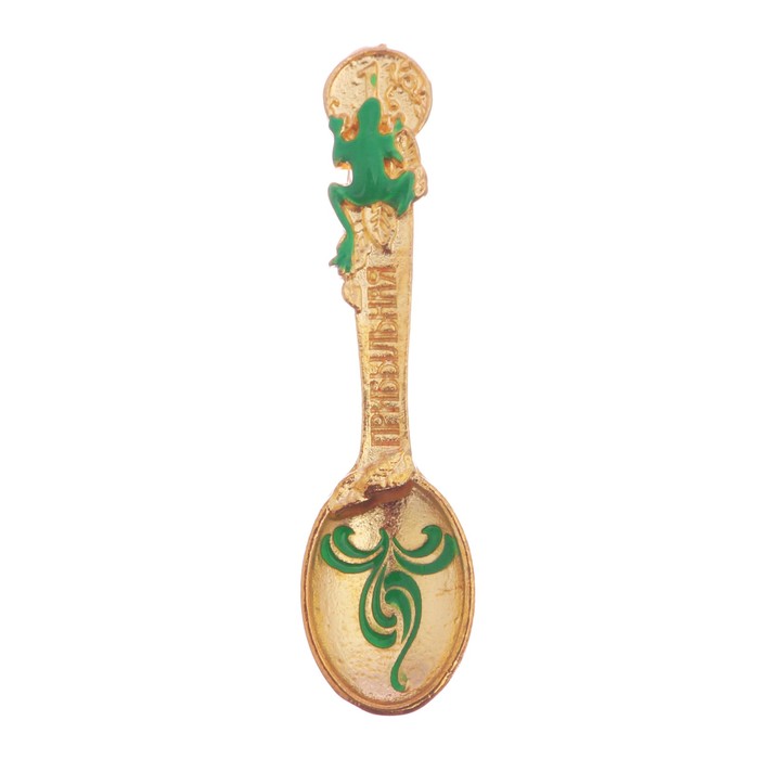 Ложка-загребушка с заливкой "Лягушка-загребушка"