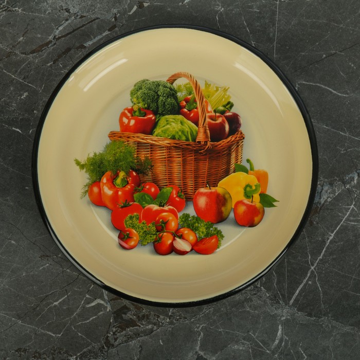 Тарелка 500 мл "Сентябрь", цвет кремовый