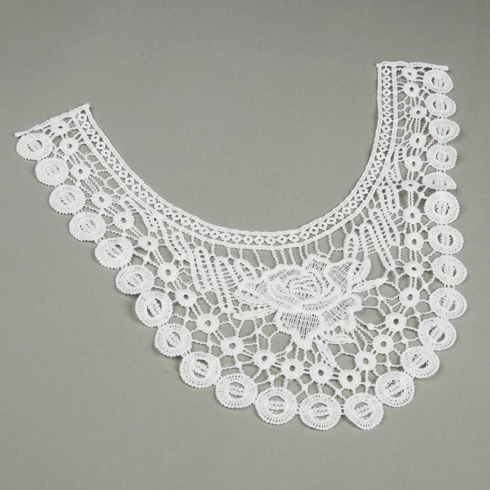 Воротник пришивной, 31,5*27см, цвет белый